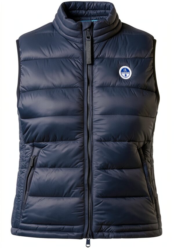Gilet North Sails Donna Nylon Riciclato Collo Alto-0