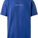 North Sails T Shirt Uomo Cotone Organico Nero Bianco-0