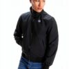 North Sails giacca uomo slim fit nylon riciclato tasche zip-4