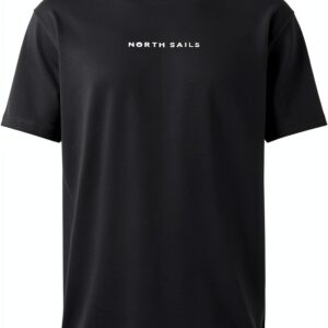 T-shirt Uomo North Sails Cotone Organico Nero Bianco Navy-0