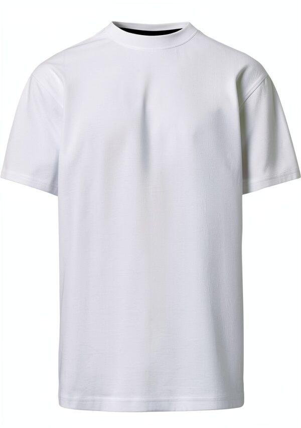 North Sails T-Shirt Uomo Cotone Organico Comodo Nero Bianco-0