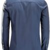 Camicia Uomo 100% Cotone Colletto Bottoni Blu Scuro-1
