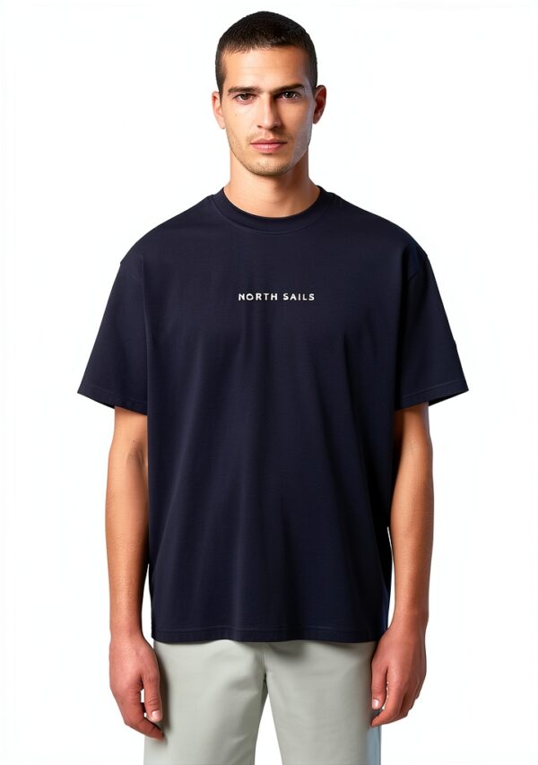 Canotta North Sails Uomo Cotone Organico Nero Navy-1