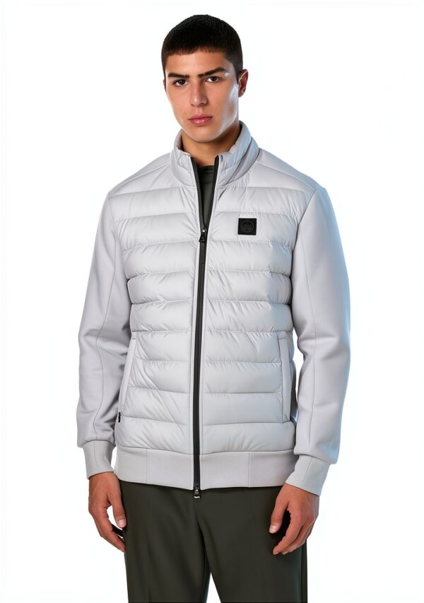 North Sails Felpa Uomo Collo Alto Zip Impermeabile Nero-5