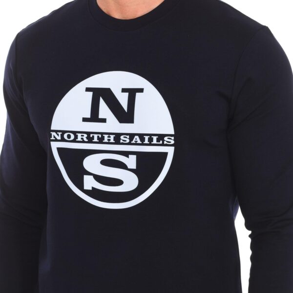 Felpa Girocollo Uomo North Sails Morbida Comoda Design-1