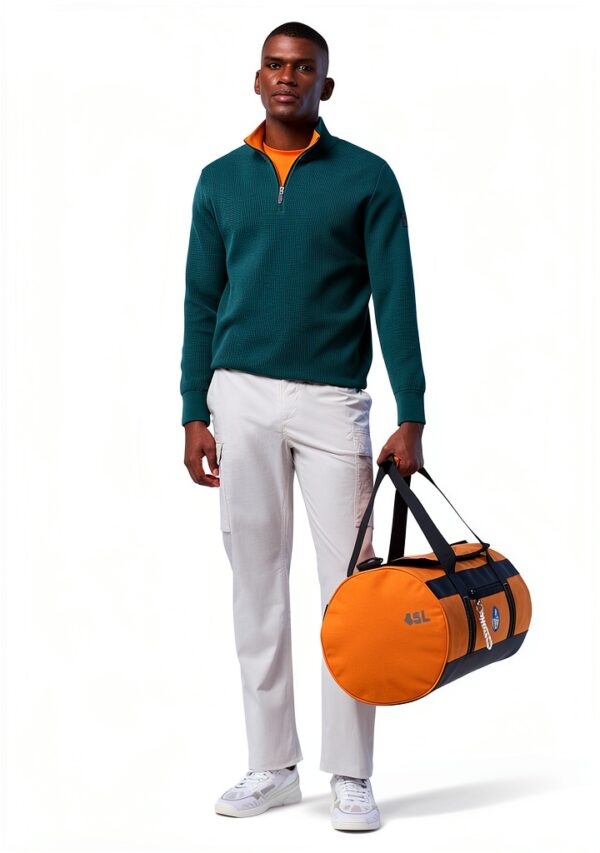 North Sails Pantaloni Uomo Tessuto Paracadute Vapor Grey-3
