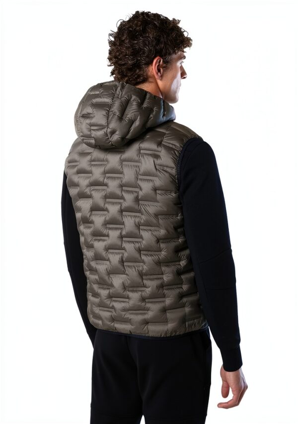 Gilet North Sails Uomo Impermeabile Micro Chip Grey-3