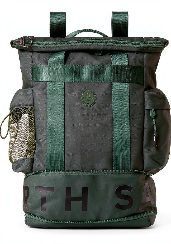 Borsa modulabile NORTH SAILS in uso con spallacci regolabili