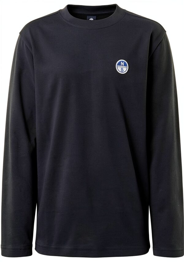 North Sails T-Shirt Maniche Lunghe Cotone Organico Uomo