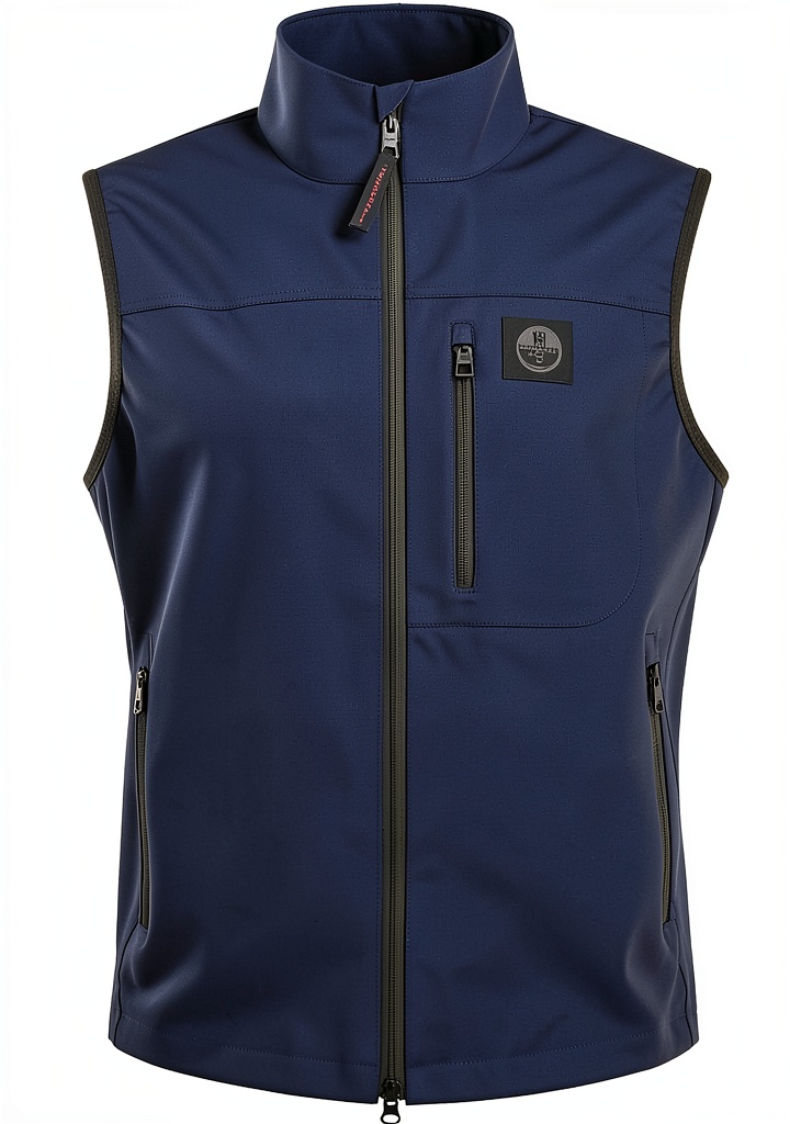 'North Sails Smanicato Ifuru Vest indossato in un contesto outdoor'
