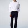 Felpa Uomo North Sails Cotone Organico Bianco XL-4