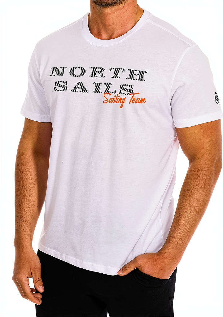T-shirt North Sails uomo in colore Giallo su sfondo neutro