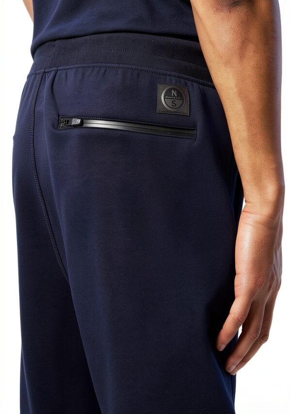 North Sails Pantaloni Uomo Cotone Stretch Tasche Zip-4