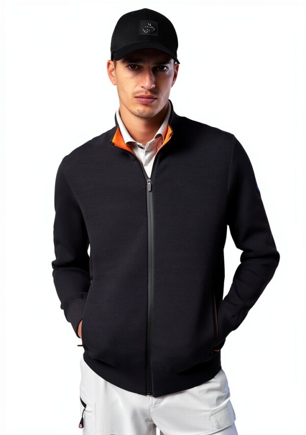 North Sails Maglione Uomo Poliestere Riciclato Zip-2