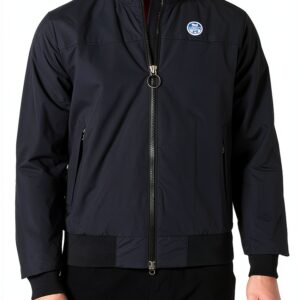 North Sails giacca uomo slim fit nylon riciclato tasche zip-0