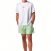 North Sails T-Shirt Uomo Cotone Organico Comodo Nero Bianco-4