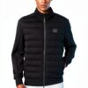 North Sails Felpa Uomo Collo Alto Zip Impermeabile Nero-1
