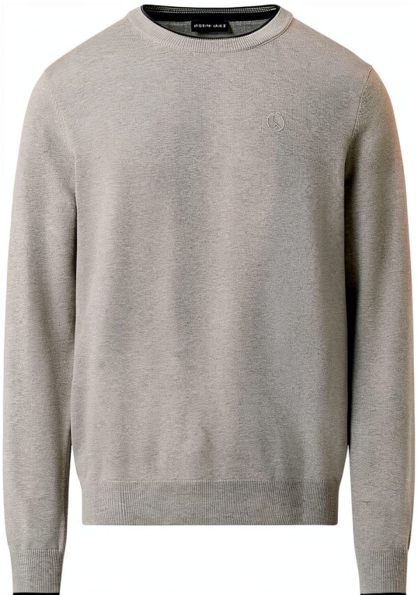 Maglione Uomo North Sails Logo Ricamato Cotone Organico