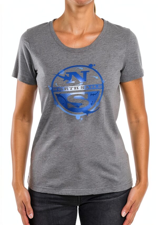 T-shirt Donna North Sails Manica Corta Morbida Traspirante