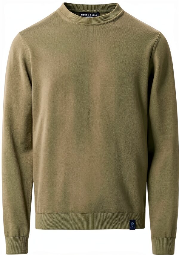 Maglione North Sails Girocollo Logo Cotone Organico Uomo