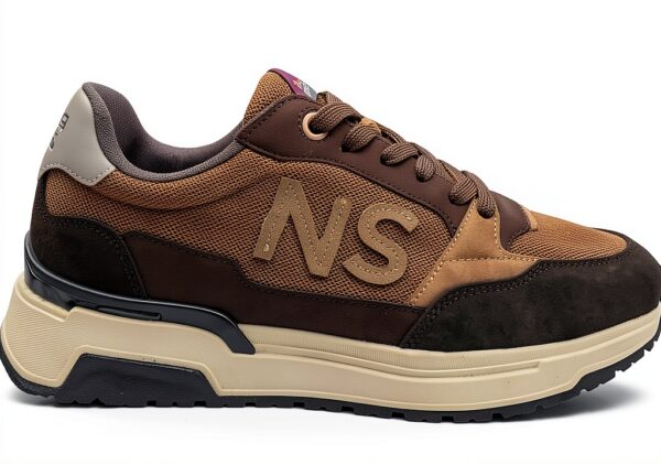 Sneaker NORTH SAILS 805 Uomo Tessuto Camoscio Marrone