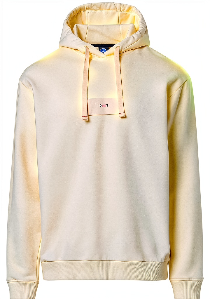 North Sails Felpa Hoodie indossata in un ambiente urbano