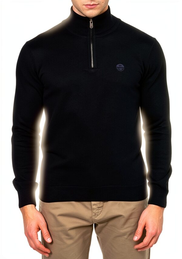Maglione Uomo North Sails Mezza Zip Bosco M