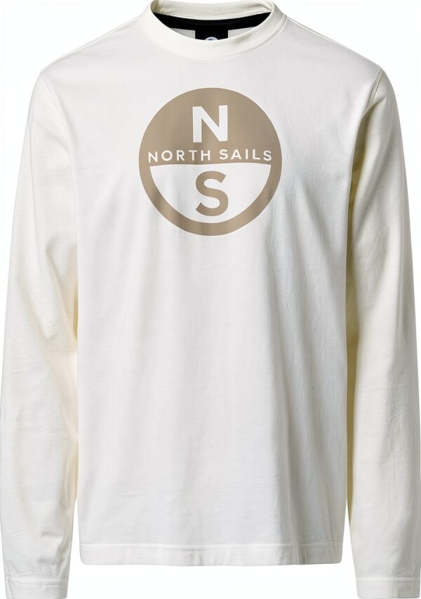 North Sails T-Shirt Uomo Cotone Organico Maxi Stampa