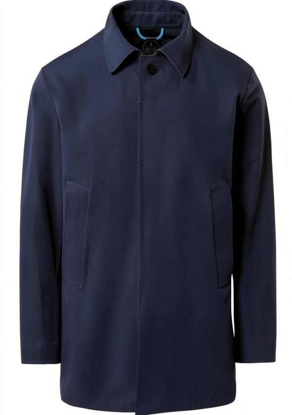 North Sails Trench Back Bay Cappotto Uomo Nylon Riciclato