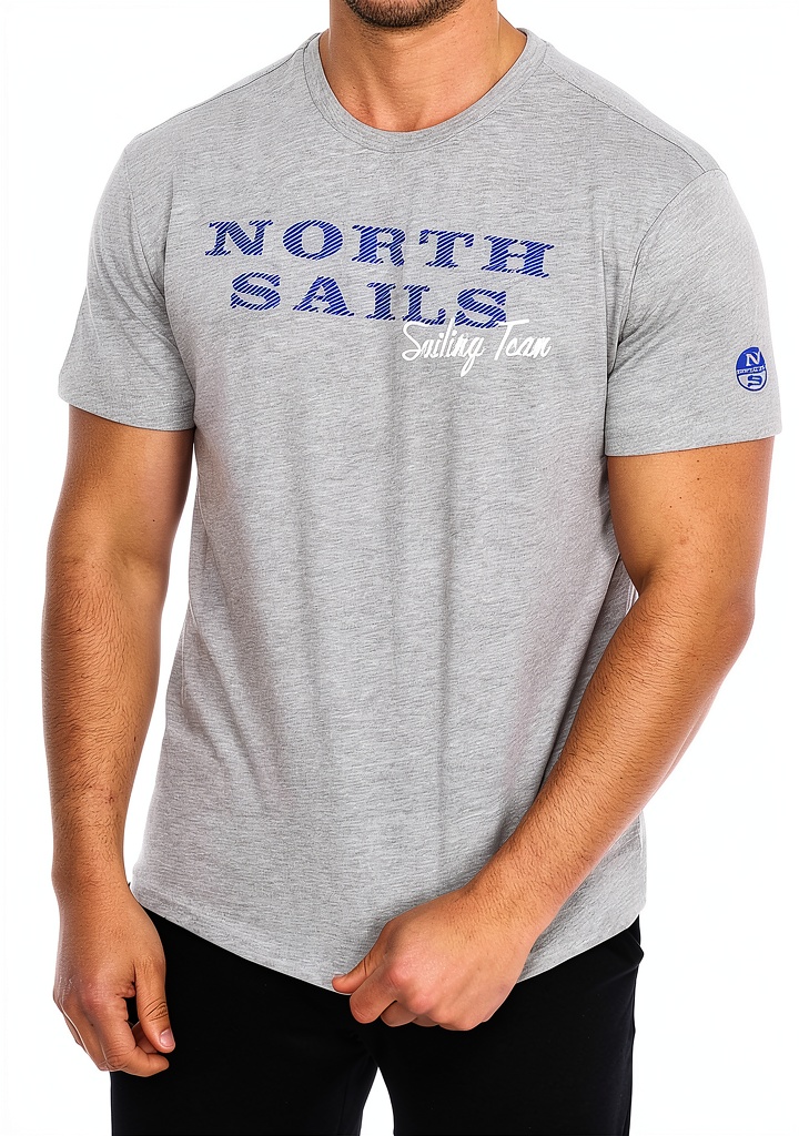 North Sails T-Shirt uomo in colori diversi su sfondo neutro