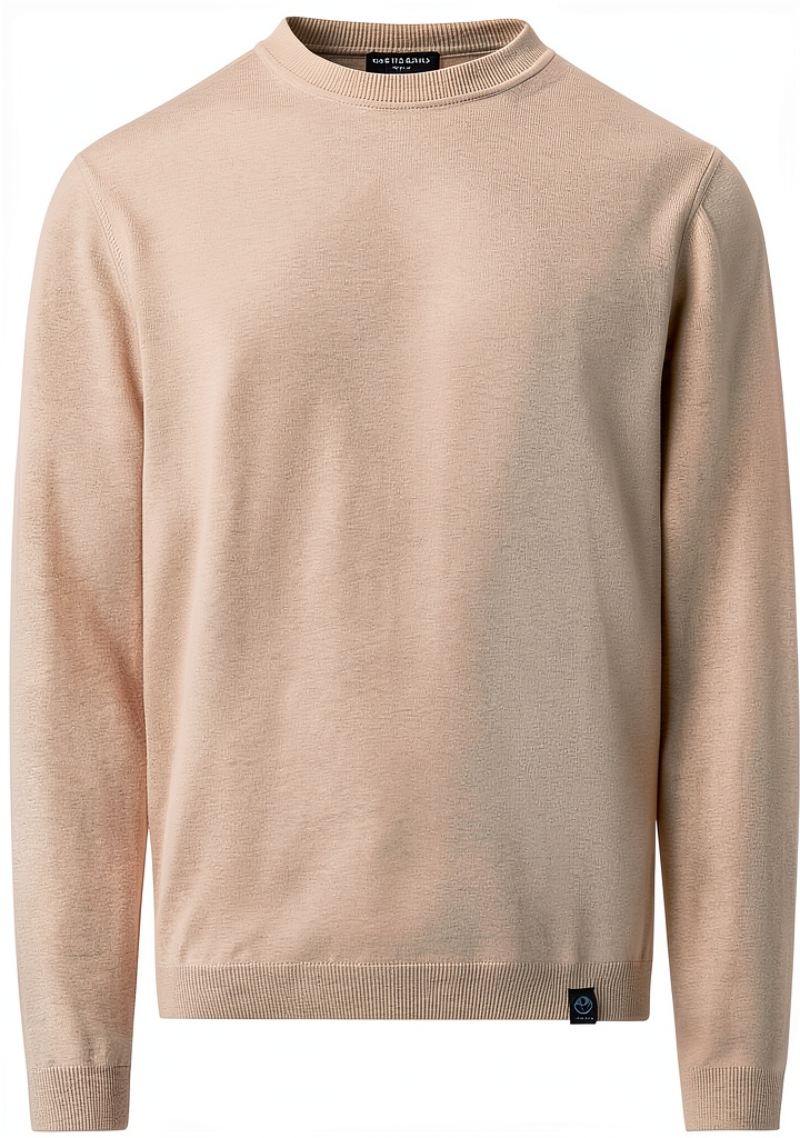 Maglione North Sails Girocollo in cotone organico indossato da uomo