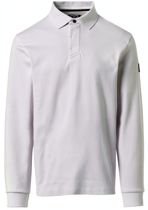 Polo Uomo North Sails Interlock Maniche Lunghe Cotone