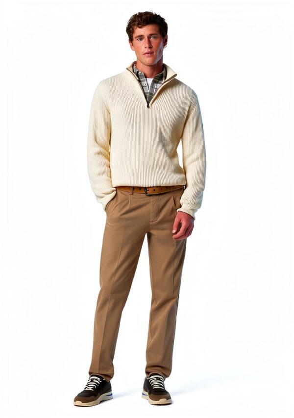 North Sails Pantaloni Uomo Gabardina Stretch Slim Fit-2