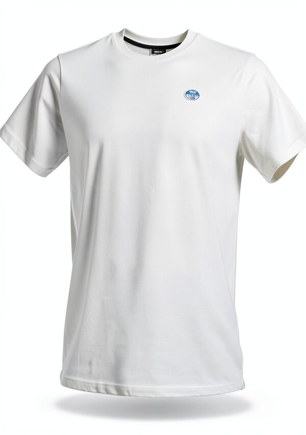 T-shirt North Sails Uomo Cotone Patch Logo Ocean Blue-1