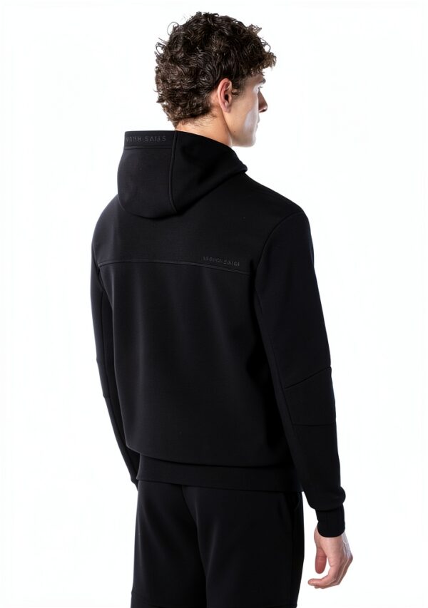 North Sails Felpa Uomo Poliestere Riciclato Zip Impermeabile-3