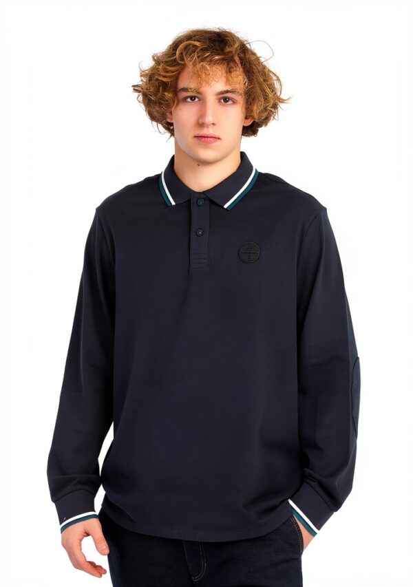 North Sails Polo Uomo XL Bianco Cotone Casual Elegante-6