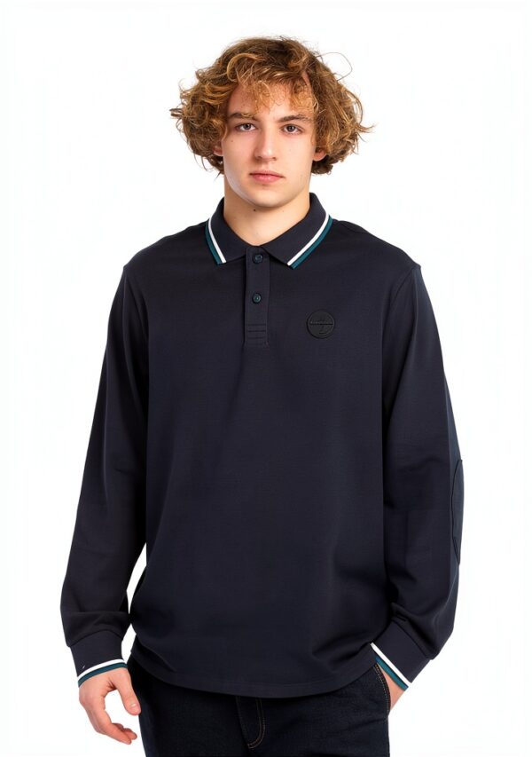 Polo North Sails Uomo Blu Cotone Taglie Disponibili-6