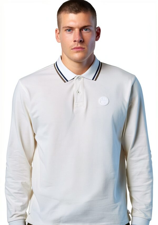 North Sails Polo Uomo XL Bianco Cotone Casual Elegante-0