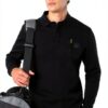 North Sails Polo Uomo Nero Piquet Cotone Organico Sportiva-4