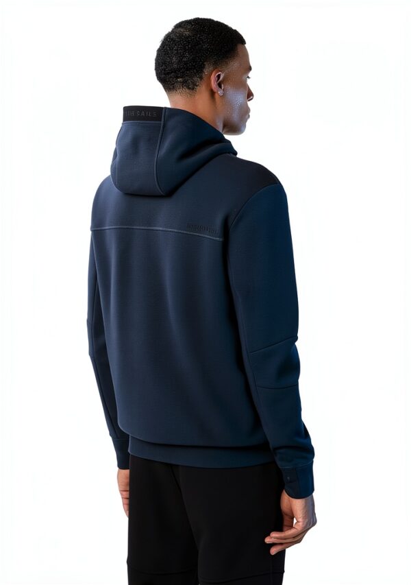 North Sails Felpa Uomo Poliestere Riciclato Zip Impermeabile-3
