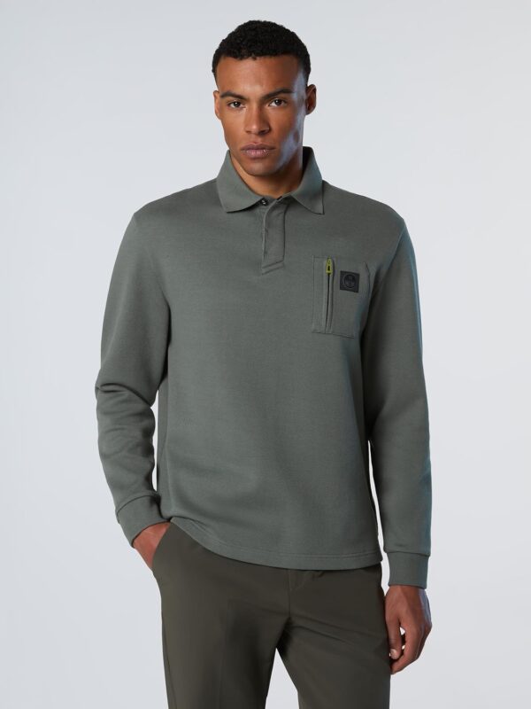 Polo Uomo North Sails Piquet Cotto Organico Vestibilità-2