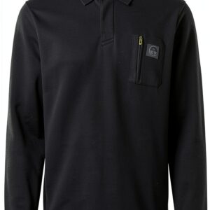 North Sails Polo Uomo Nero Piquet Cotone Organico Sportiva-0