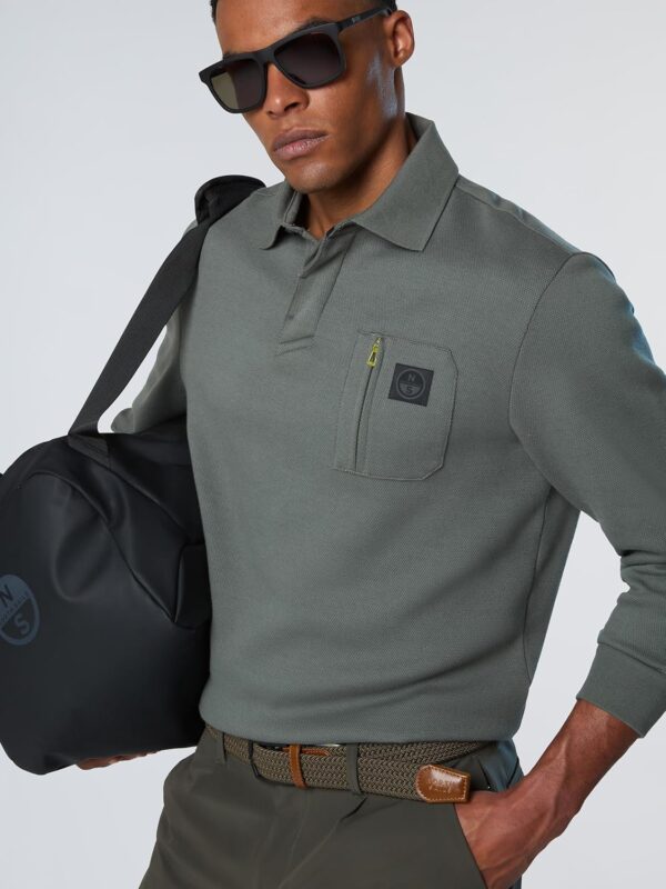 Polo Uomo North Sails Piquet Cotto Organico Vestibilità-4