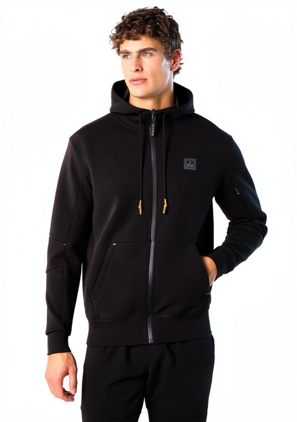 North Sails Felpa Uomo Poliestere Riciclato Zip Impermeabile-1