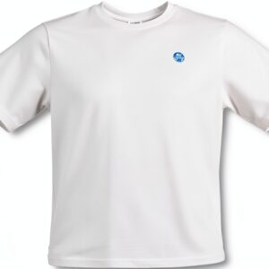 T-shirt North Sails Uomo Cotone Patch Logo Ocean Blue-0