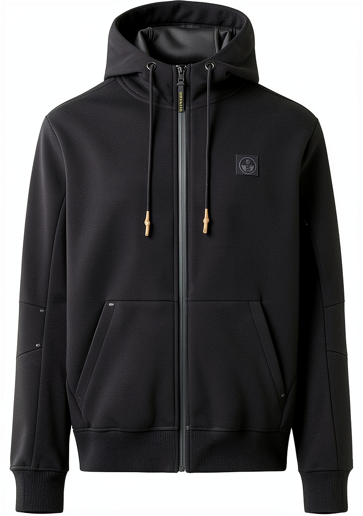 'Felpa North Sails in poliestere riciclato con zip impermeabile'