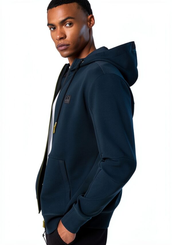 North Sails Felpa Uomo Poliestere Riciclato Zip Impermeabile-4