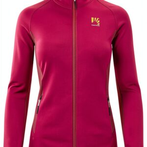 Felpa donna KARPOS fleece termico con zip YKK elastica e traspirante-0