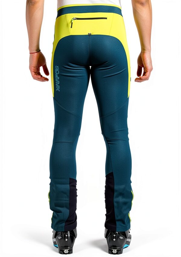 Pantaloni Sci Alpinismo Uomo Karpos Evo L Forest/Kiwi – Bootcut Ibrido-1