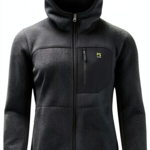 Karpos Uomo Moiazza Retro Hoodie giacca in pile grigio legno-nero XXL-0
